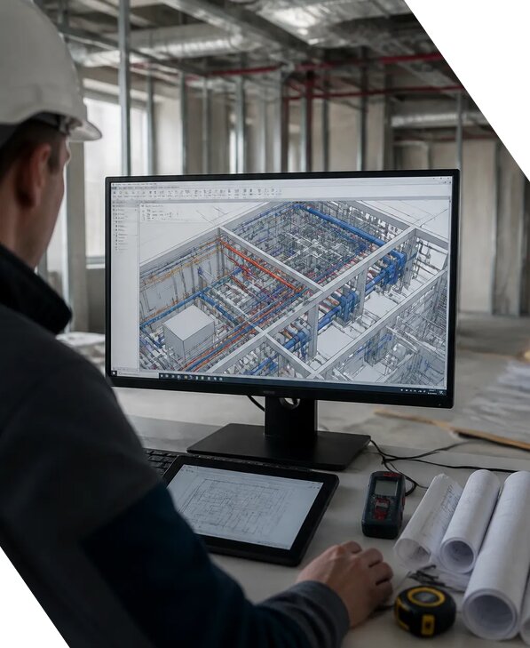 Создание BIM модели инженерных сетей для объектов в Комсомольске-на-Амуре